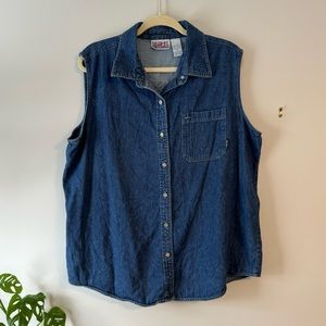 BILL BLASS DENIM VEST